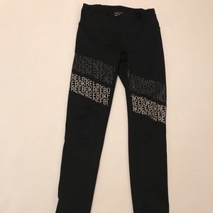 Reebok black leggings XS